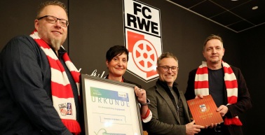 Land Thüringen würdigt Ehrenamt bei Fanrat und FC Rot-Weiß Erfurt