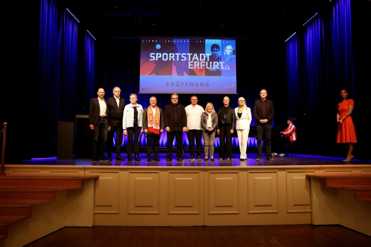 Eröffnung Ausstellung Sportstadt Erfurt am 29.4.2026