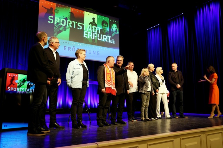 Eröffnung Ausstellung Sportstadt Erfurt am 29.4.2026