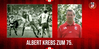 Rot-Weiße Legende Albert Krebs wird heute 75 Jahre alt.