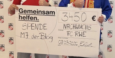 Der MJ-Blog übergibt erneut eine Spende an den Nachwuchs 