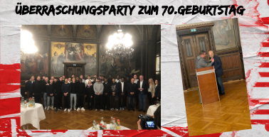 Überraschungsparty für Franz Gerber zum 70.Geburtstag