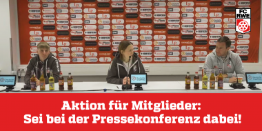 Möchtest Du die Pressekonferenz nach dem Spiel live erleben?  