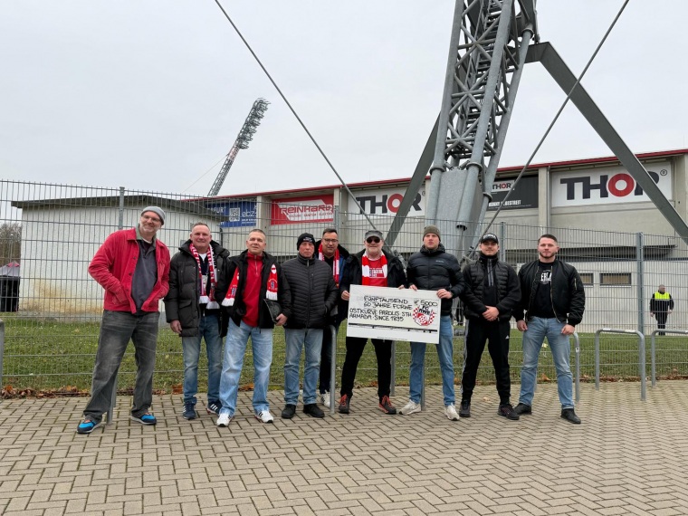 60 Jahre Scheck Übergabe